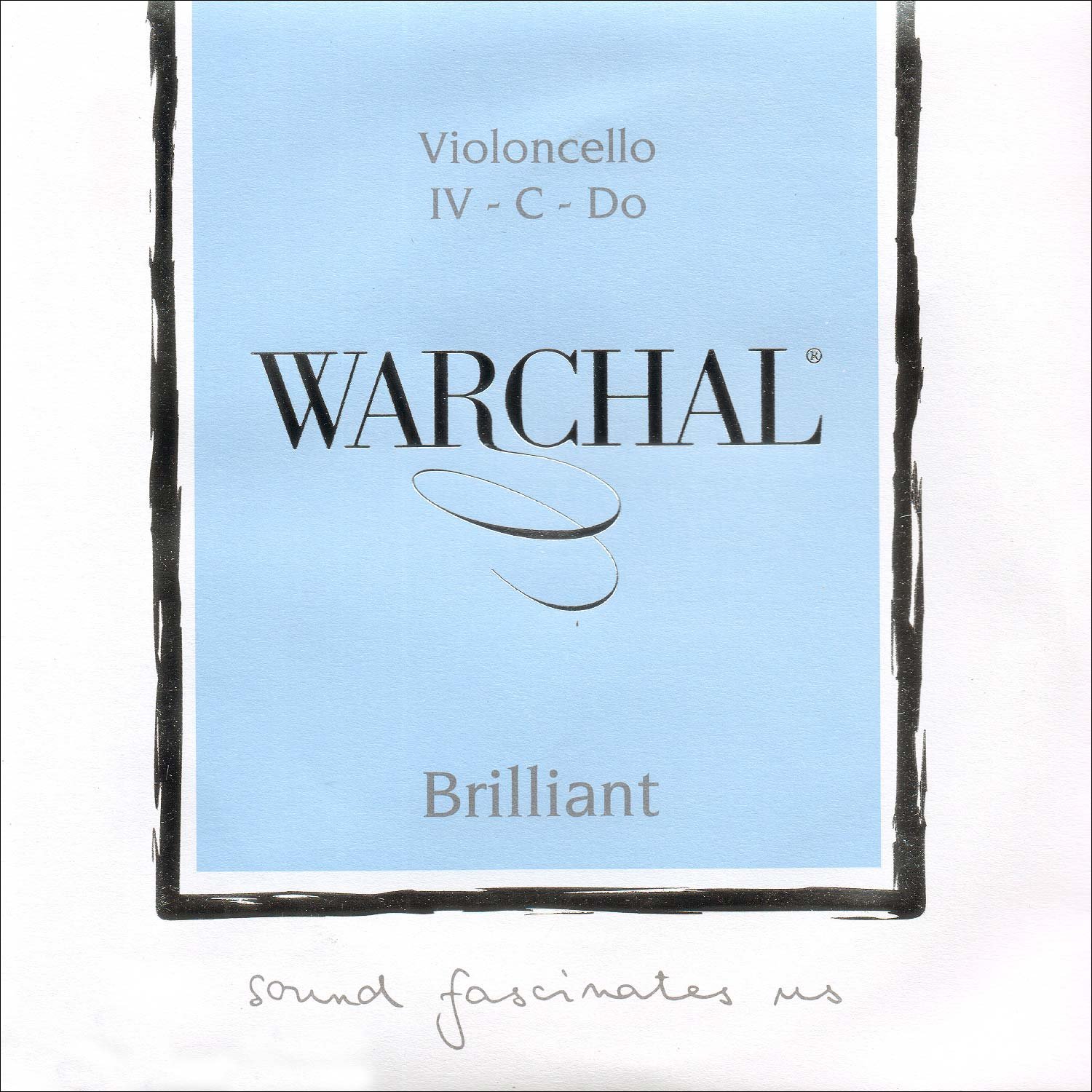 Warchal Brilliant チェロ弦 Warchal Brilliant Cello C String - Tungsten-Silver/Synthetic